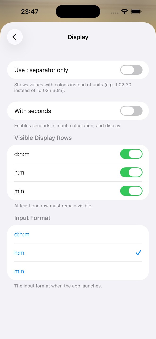 Anzeige-Einstellungen